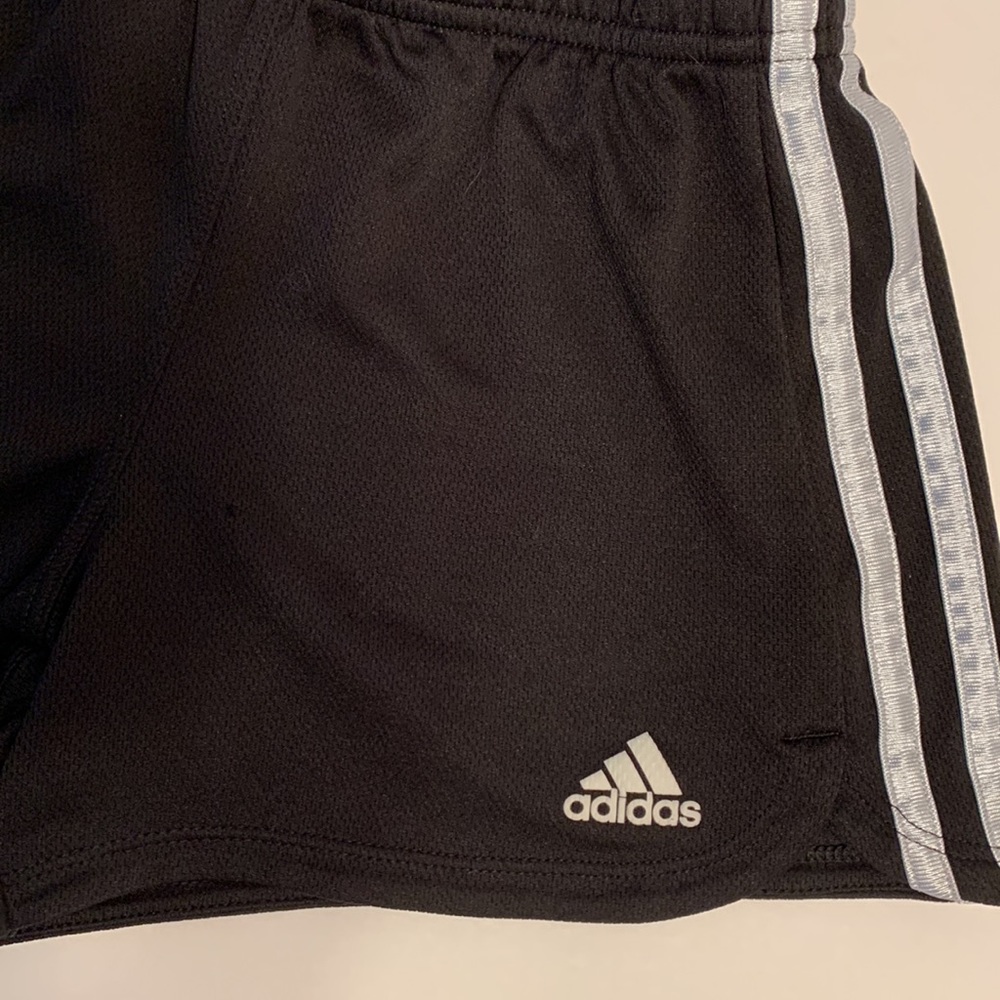 Adidas Girls Athletic Shorts (2 pair) - Picture 3 of 5